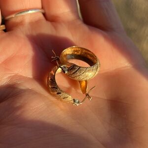 10K Gold Hoop Earrings
